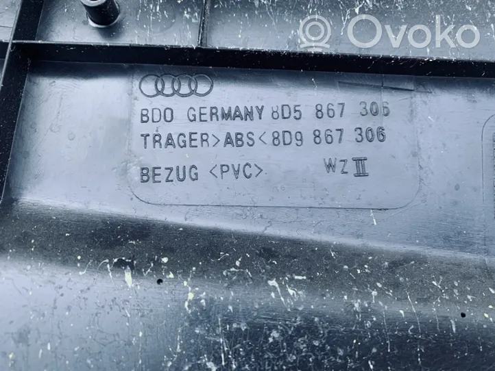 Audi A4 S4 B5 8D Moldura del tarjetero de la puerta trasera 8d5867306