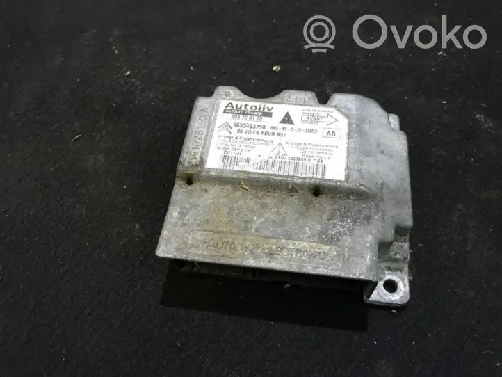 Citroen C4 I Turvatyynyn ohjainlaite/moduuli 9653493780