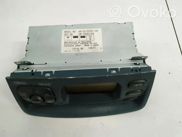 Toyota Yaris Radio/CD/DVD/GPS-pääyksikkö 8611052021h0