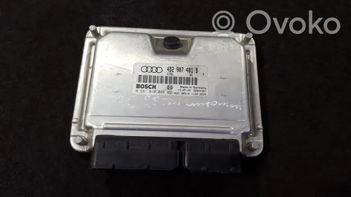 Audi A6 S6 C5 4B Moottorin ohjainlaite/moduuli 4B2907401B