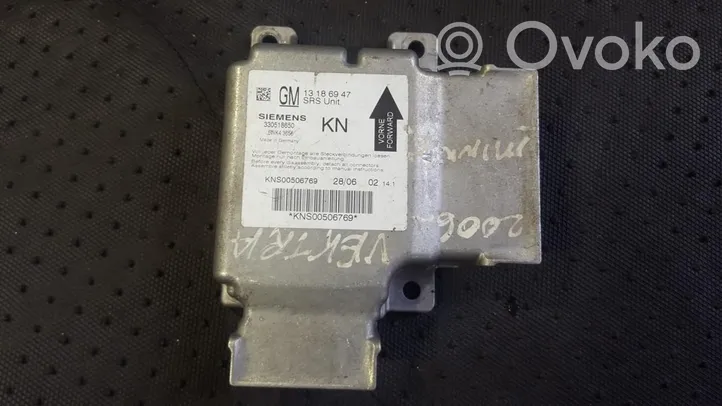 Opel Vectra C Module de contrôle airbag GM13186947