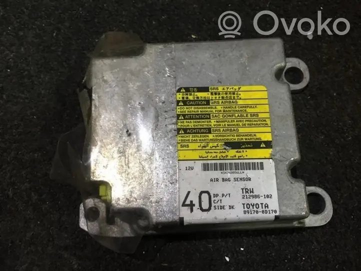 Toyota Yaris Module de contrôle airbag 891700d170