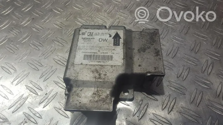 Opel Vectra C Module de contrôle airbag 13170590