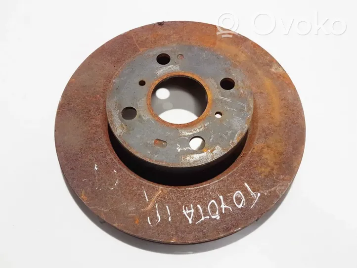 Toyota iQ Front brake disc ventiliuojamas