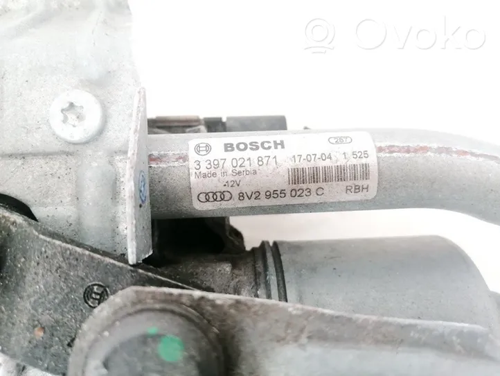 Audi A3 S3 8V Mechanizm i silniczek wycieraczek szyby przedniej / czołowej 8V2955023C