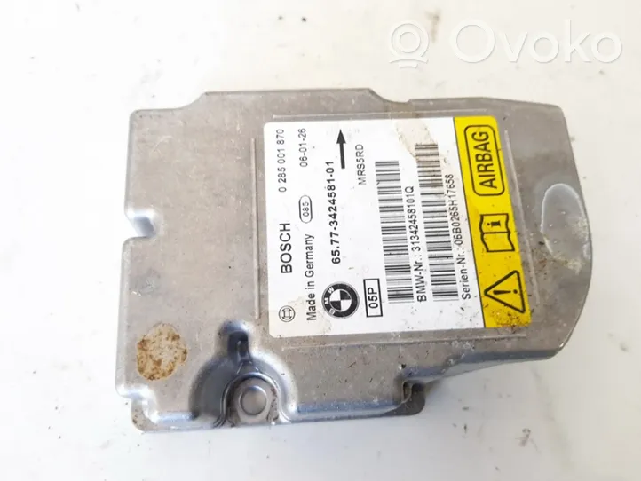 BMW X3 E83 Module de contrôle airbag 6577342458101