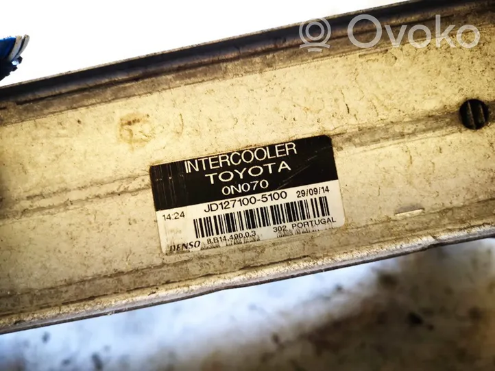 Toyota Urban Cruiser (XP110) Refroidisseur intermédiaire jd1271005100