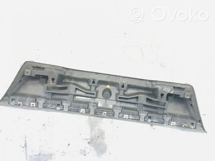 Peugeot 508 Trunk door license plate light bar 9670813480