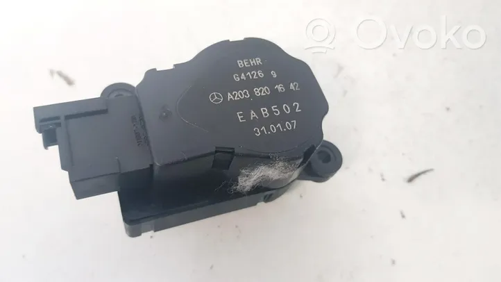 Mercedes-Benz CLS C219 Air flap motor/actuator A2038201642