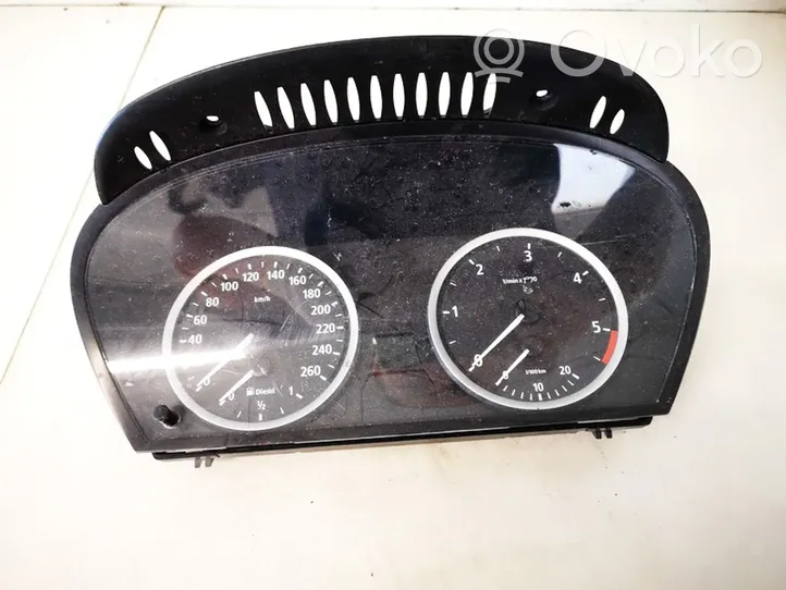 BMW 5 E60 E61 Tachimetro (quadro strumenti) 62116958600