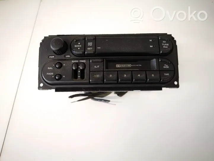 Dodge Caravan Radio/CD/DVD/GPS-pääyksikkö p56038931ab