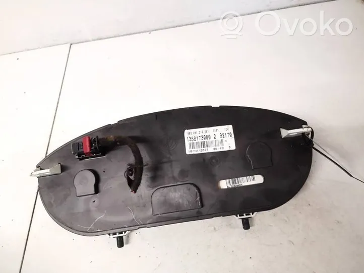 Citroen Jumper Speedometer (instrument cluster) 1358173080