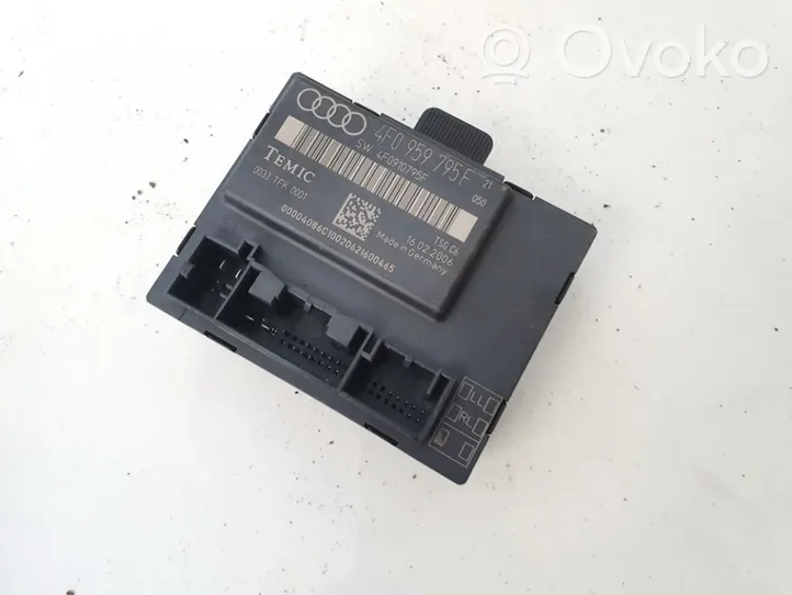 Audi A6 S6 C6 4F Muut ohjainlaitteet/moduulit 4f0959795f