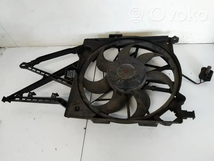 Opel Zafira A Radiator cooling fan shroud 24431828