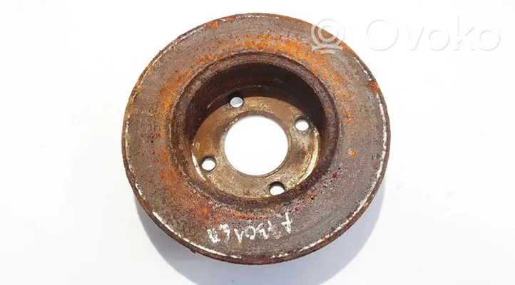 Audi 80 90 S2 B4 Disque de frein arrière neventiliuojamas