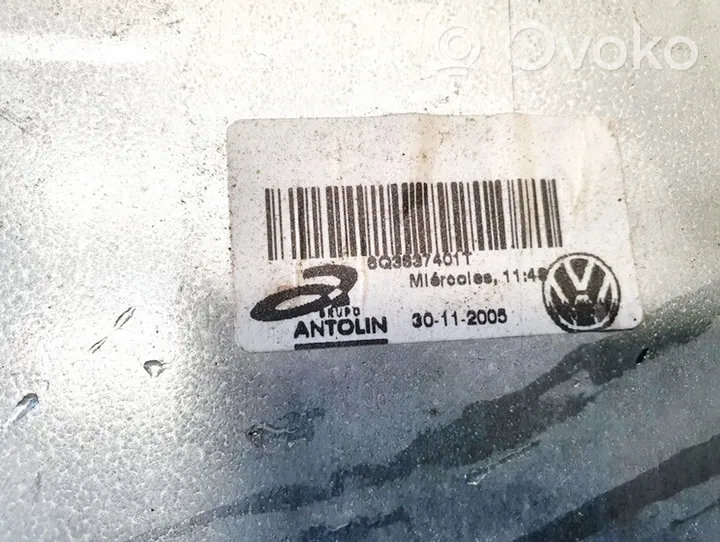 Volkswagen Polo Elektryczny podnośnik szyby drzwi bocznych / przesuwnych 6q3837401t