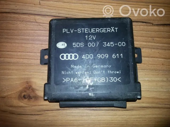 Audi A8 S8 D2 4D Muut ohjainlaitteet/moduulit 4d0909611