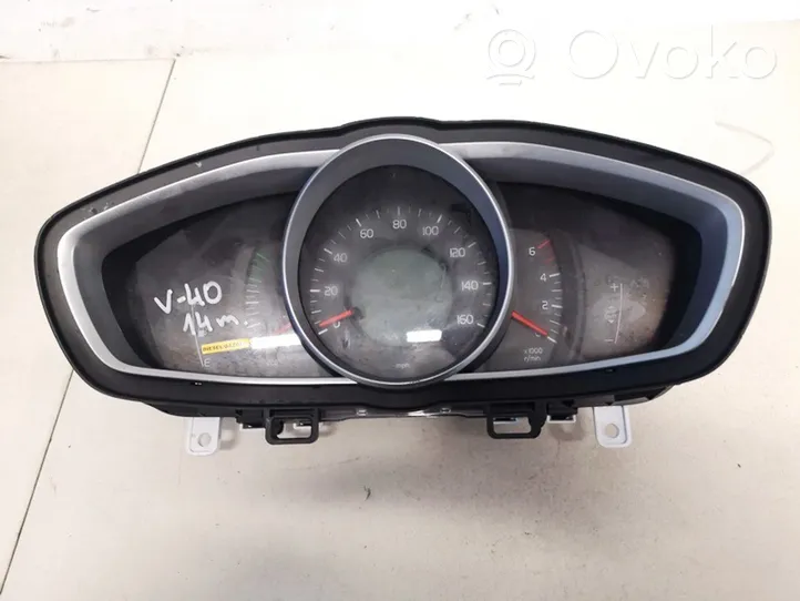 Volvo V40 Compteur de vitesse tableau de bord 31412877