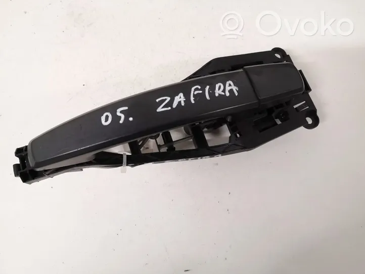 Opel Astra H Klamka zewnętrzna drzwi 24463525