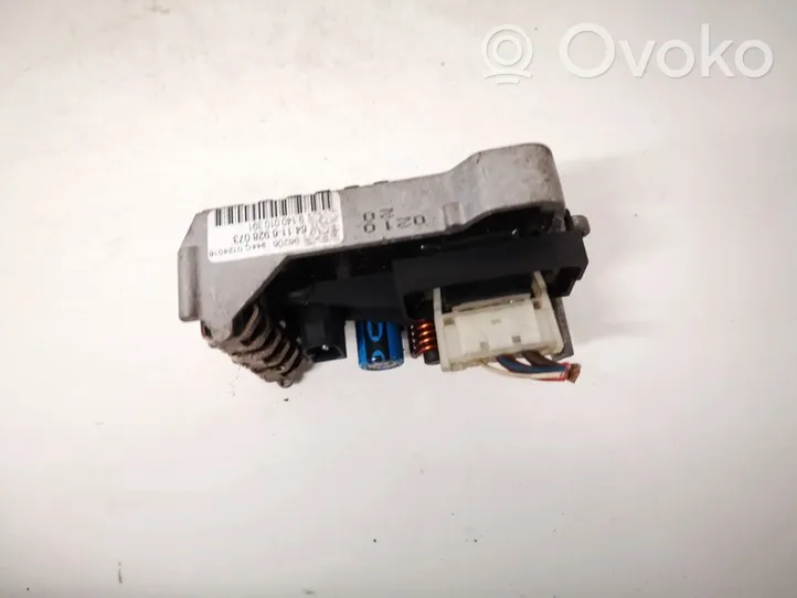 BMW 7 E65 E66 Résistance moteur de ventilateur de chauffage 64116928073