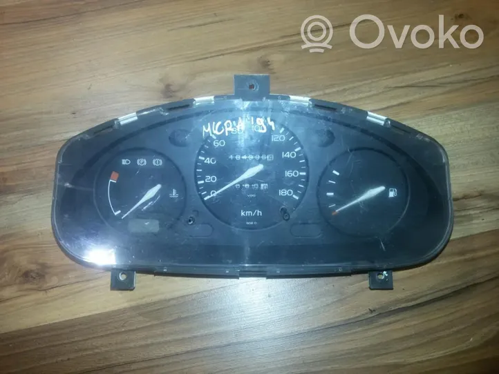 Nissan Micra Compteur de vitesse tableau de bord 87001286