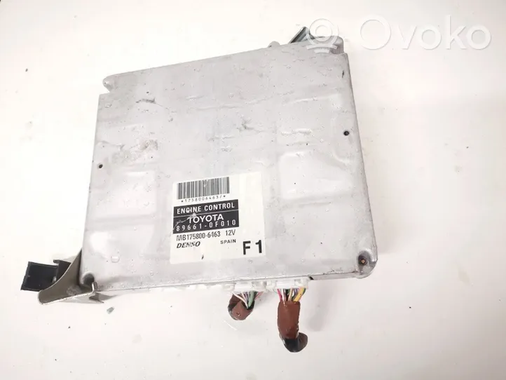 Toyota Corolla Verso AR10 Sterownik / Moduł ECU 896610f010