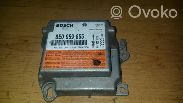 Audi A4 S4 B5 8D Oro pagalvių valdymo blokas 8e0959655