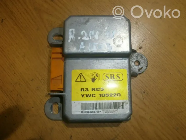 Rover 214 - 216 - 220 Turvatyynyn ohjainlaite/moduuli ywc105220