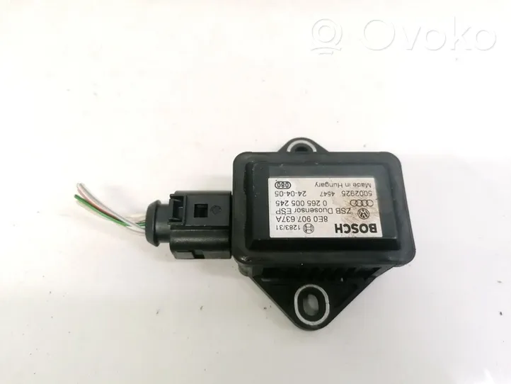 Volkswagen Phaeton ESP acceleration yaw rate sensor 8E0907637A