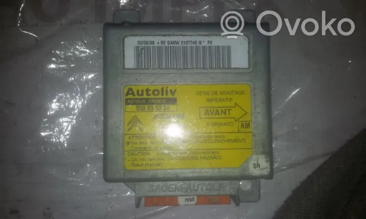 Citroen Xsara Module de contrôle airbag 9633621380