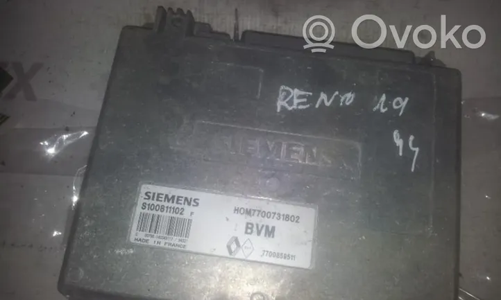 Renault 19 Sterownik / Moduł ECU S100811102F