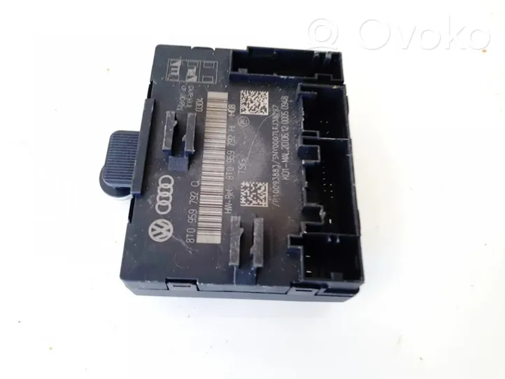 Audi A5 8T 8F Durų elektronikos valdymo blokas 8t0959792q