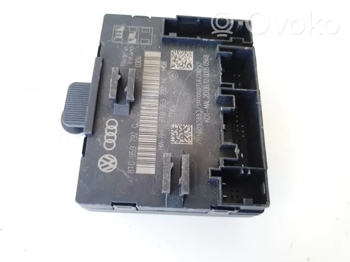 Audi A5 8T 8F Durų elektronikos valdymo blokas 8t0959792q