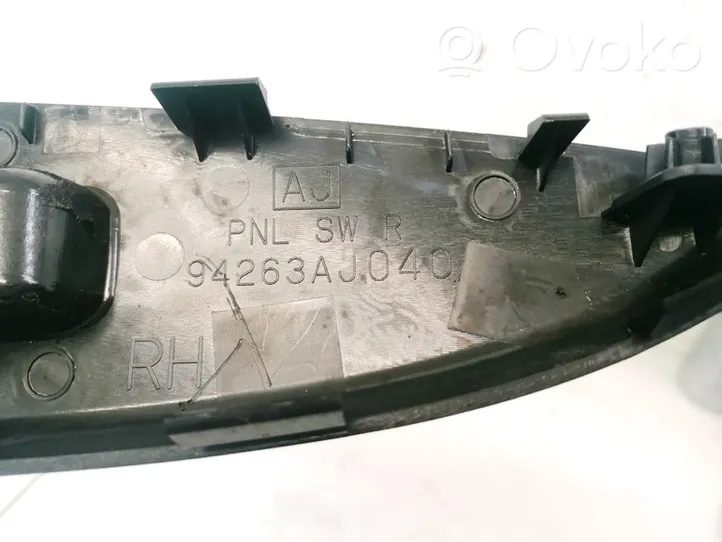 Subaru Legacy Rivestimento pulsantiera finestrino della portiera anteriore 94263AJ040