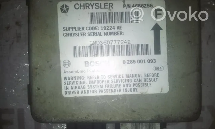 Chrysler Voyager Turvatyynyn ohjainlaite/moduuli 0285001093