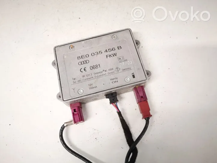 Audi A4 S4 B7 8E 8H Module unité de contrôle d'antenne 8e0035456b