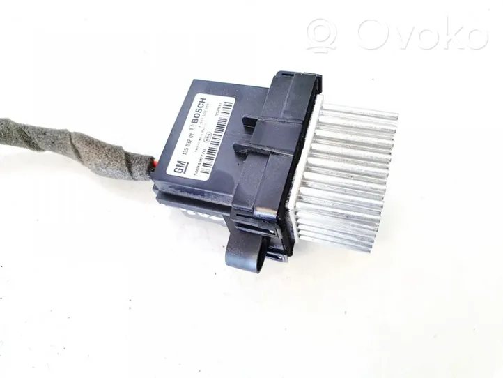 Opel Insignia A Heater blower motor/fan resistor 13503201