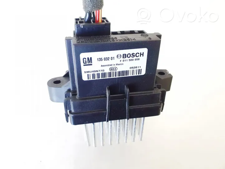 Opel Insignia A Heater blower motor/fan resistor 13503201