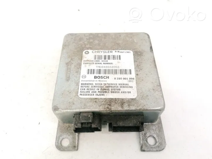 Chrysler Stratus Oro pagalvių valdymo blokas 0285001096