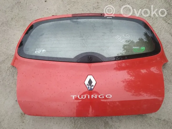 Renault Twingo II Galinis dangtis (bagažinės) raudonas