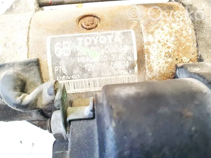 Toyota Avensis T250 Starter motor 281000g040