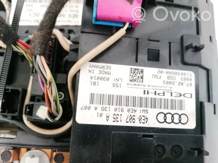 Audi A8 S8 D3 4E Illuminazione sedili anteriori 4e0907135a