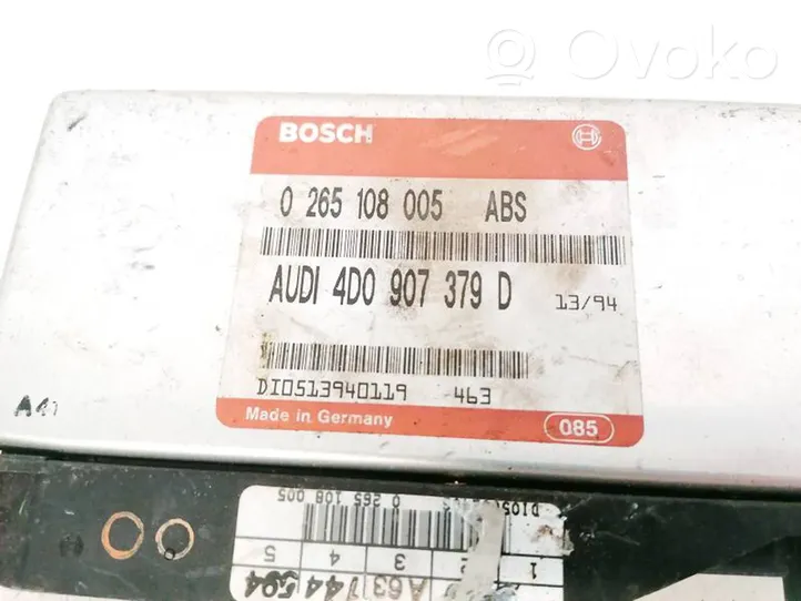 Audi A4 S4 B5 8D Bloc ABS 0265108005