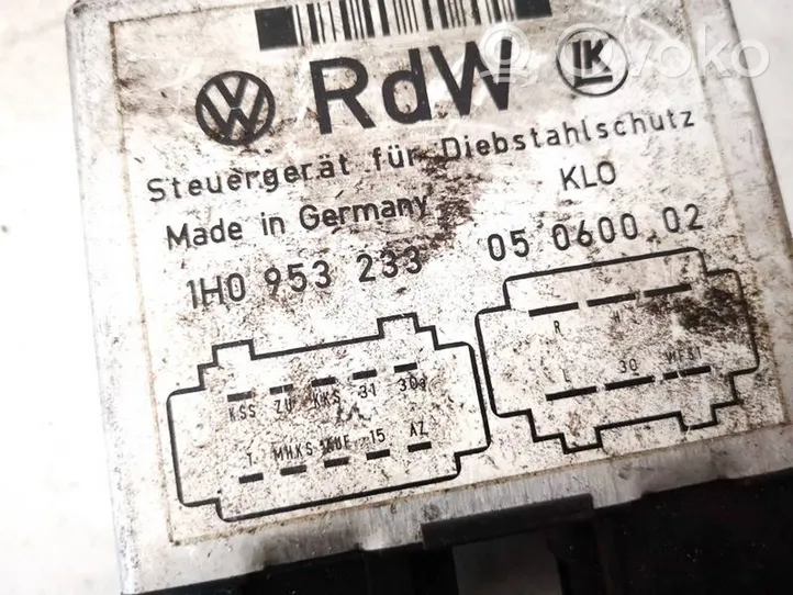 Volkswagen Golf III Boîtier module alarme 1h0953233