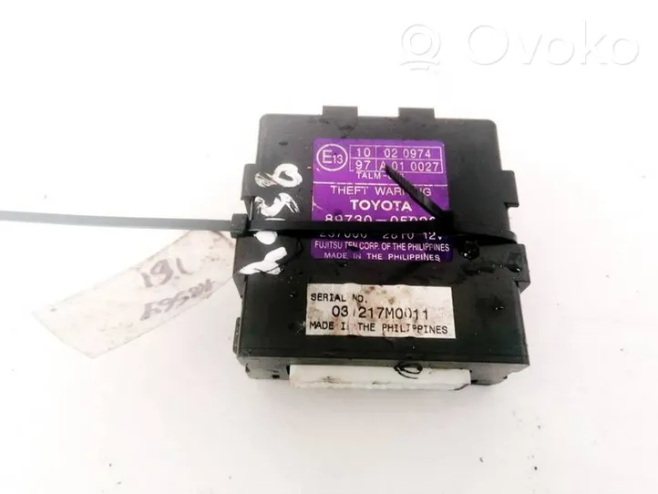 Toyota Avensis T250 Boîtier module alarme 8973005020