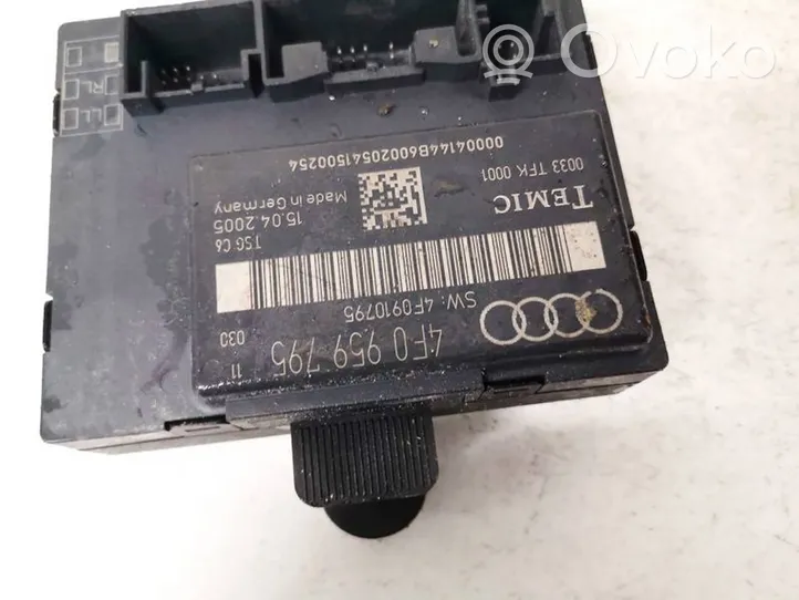 Audi A6 S6 C6 4F Oven ohjainlaite/moduuli 4f0959795e