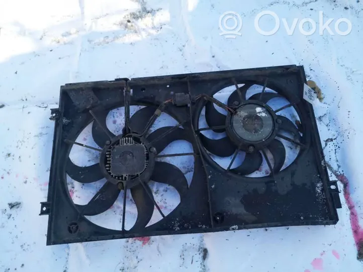 Volkswagen Golf VI Radiator cooling fan shroud 1k0121207