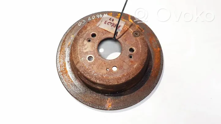 Honda CR-V Rear brake disc neventiliuojamas