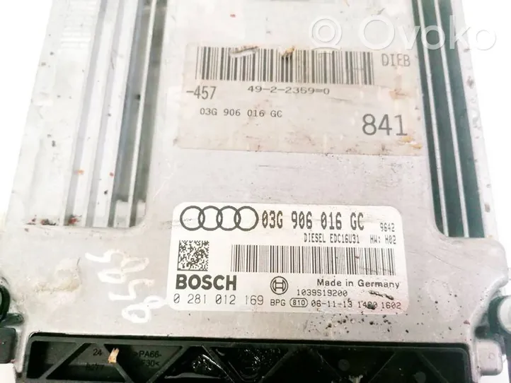 Audi A6 S6 C6 4F Sterownik / Moduł ECU 03G906016GC