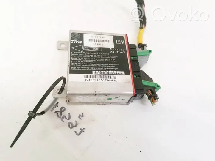 Fiat Punto (188) Airbag control unit/module 51701716